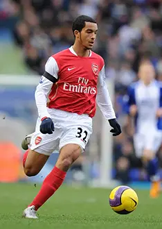 Birmingham City V Arsenal 2007-8 Prints: Theo Walcott's Thrilling Battle: Birmingham City 2-2 Arsenal, 2008
