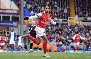 Birmingham City v Arsenal 2007-8 Collection: Theo Walcott's Thrilling Goal: Arsenal vs Birmingham, 2008