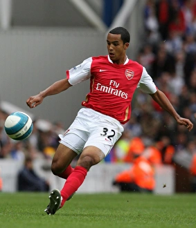 Theo Walcott's Thrilling Showdown: Arsenal vs. Blackburn Rovers, 1:1 Draw, Ewood Park, 2007