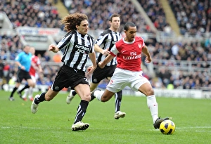Newcastle United V Arsenal 2010-11 Prints: Theo Walcott's Thrilling Solo Goal vs. Newcastle United (Arsenal 1-4)