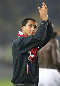Images Dated 21st October 2008: Theo Walcott's Triumphant Moment: Arsenal's 5-2 Victory Over Fenerbahce