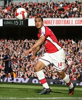 Images Dated 14th March 2009: Theo Walcott's Unforgettable Debut: Arsenal's 4-Goal Rout of Blackburn Rovers, Emirates Stadium
