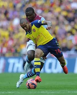 Arsenal V Aston Villa - FA Cup Final 2015 Prints: Theo Walcott's Unforgettable FA Cup Final: Arsenal Thrashes Aston Villa 4-0 at Wembley