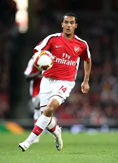 Arsenal v FC Twente 2008-09 Collection: Theo Walcott's Unforgettable Night: Arsenal's 4-0 UEFA Champions League Victory