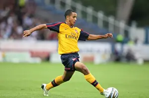 Huddersfield V Arsenal 2008-09 Prints: Theo Walcott's Unforgettable Performance: Arsenal's 2-1 Pre-Season Victory over Huddersfield (August 6)