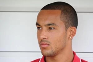 Images Dated 17th July 2010: Theo Walcott's Unstoppable Performance: Arsenal Dominates Barnet 4-0 in Pre-Season Friendly