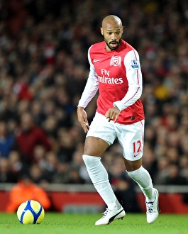 Arsenal V Leeds United FA Cup 2011-12 Prints: Thierry Henry in Action: Arsenal vs Leeds United, FA Cup 2011-12