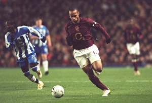 Thierry Henry in Action: Arsenal vs Wigan Athletic, Carling League Cup Final
