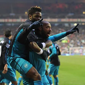 Thierry Henry and Alex Song's Unforgettable Moment: Arsenal's Victory Over Sunderland (2012) - Henry's Strike and Song's Euphoric Celebration