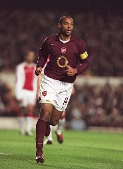 Arsenal v Ajax 2005-6 Collection: Thierry Henry (Arsenal). Arsenal 0: 0 Ajax