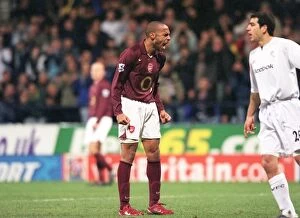 Bolton v Arsenal 2005-6 Collection: Thierry Henry (Arsenal). Bolton Wanderers 2: 0 Arsenal. FA Premiership