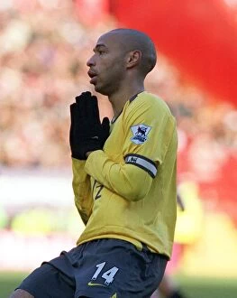Charlton Ath v Arsenal 2005-6 Collection: Thierry Henry (Arsenal). Charlton Athletic 0: 1 Arsenal. FA Premiership