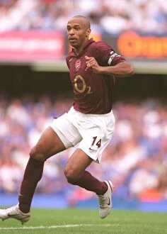 Chelsea v Arsenal 2005-06 Collection: Thierry Henry (Arsenal). Chelsea 1: 0 Arsenal. FA Premier League