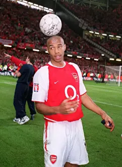 Arsenal V Southampton FA Cup Final Prints: Thierry Henry (Arsenal) after the day. Arsenal 1: 0 Southampton. The F