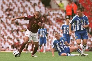 Images Dated 11th May 2006: Thierry Henry (Arsenal) Lee McCulloch (Wigan). Arsenal 4: 2 Tottenham Hotspur