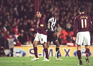 Thierry Henry (Arsenal) and Patrick Vieira (Juve). Arsenal 2:0 Juventus