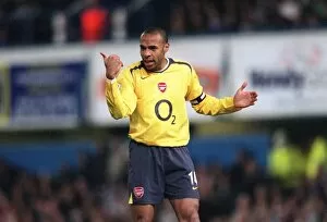 Portsmouth v Arsenal 2005-06 Collection: Thierry Henry (Arsenal). Portsmouth 1: 1 Arsenal