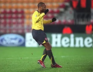 Thierry Henry: Arsenal's Legendary Striker - Shattering the Record with Goal 186 vs. Sparta Prague (UEFA Champions League, 2005)