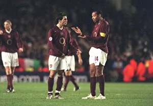 Images Dated 31st March 2006: Thierry Henry and Cesc Fabregas (Arsenal). Arsenal 2: 0 Juventus