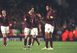 Arsenal v Juventus 2005-6 Gallery: Thierry Henry and Cesc Fabregas (Arsenal). Arsenal 2: 0 Juventus