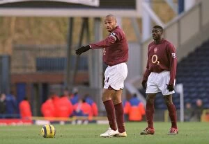Images Dated 28th February 2006: Thierry Henry and Kolo Toure (Arsenal). Blackburn Rovers 1: 0 Arsenal