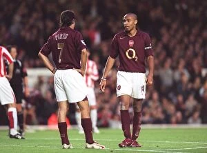 Images Dated 8th November 2005: Thierry Henry and Robert Pires (Arsenal). Arsenal 3: 1 Sunderland