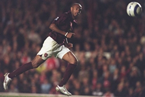 Thierry Henry Scores Arsenal's Third Goal vs. Fulham: Arsenal 4-1 FA Premier League