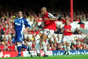 Arsenal V Everton Prints: Thierry Henry Scores Stunning Goal Past Everton's Steve Simonsen in FA Barclaycard Premiership Match at Arsenal