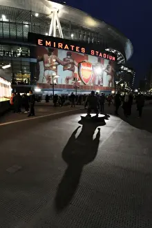 Arsenal V Southampton, League Cup 2014/15 Prints: Thierry Henry Statue: Arsenal's Enduring Tribute at Emirates Stadium