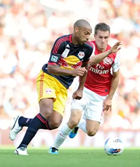 Arsenal V New York Red Bulls 2011-12 Prints: Thierry Henry vs. Aaron Ramsey: A Rivalry Renewed - Arsenal vs
