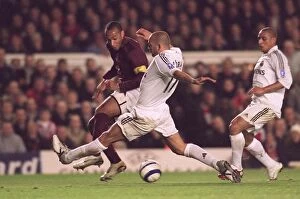 Images Dated 9th March 2006: Thierry Henry vs. Sergio Ramos: The Battle at Highbury - Arsenal vs