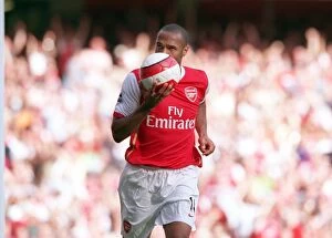 Images Dated 9th September 2006: Thierry Henry's Euphoric Goal: Arsenal vs. Middlesbrough, FA Premier League, 2006