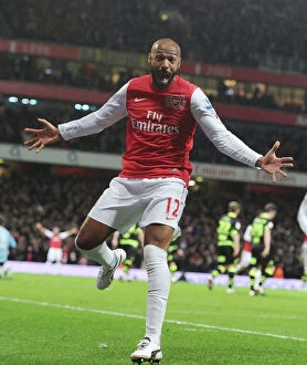 Arsenal v Leeds United FA Cup 2011-12 Collection: Thierry Henry's FA Cup Glory: Arsenal vs. Leeds United (2011-12)