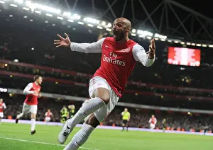 Arsenal V Leeds United FA Cup 2011-12 Prints: Thierry Henry's FA Cup Glory: Legendary Goal Against Leeds United (2011-12)