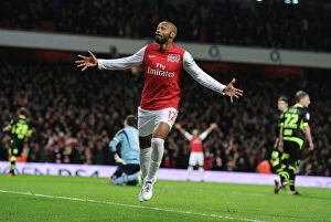 Arsenal v Leeds United FA Cup 2011-12 Collection: Thierry Henry's FA Cup Goal: Arsenal vs. Leeds United (2011-12)