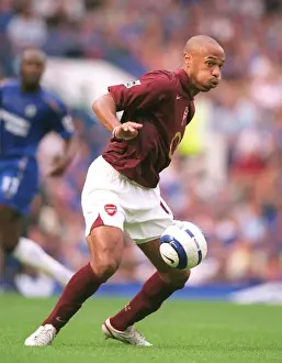Chelsea V Arsenal 2005-06 Prints: Thierry Henry's Glory: Arsenal's Unforgettable 1-0 Victory Over Chelsea at Stamford Bridge