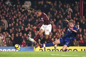 Thierry Henry's Hat-Trick: Arsenal's Historic 7-0 Victory over Middlesbrough, FA Premiership, Highbury, London, 14/1/06