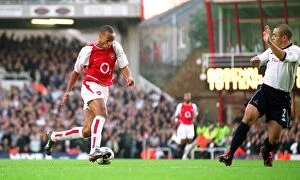 Images Dated 10th January 2011: Thierry Henry's Historic Goal: Arsenal 3-0 Tottenham, 2002