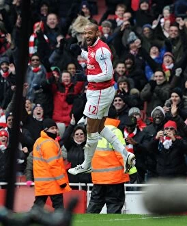 Images Dated 4th February 2012: Thierry Henry's Historic Seven-Goal Performance: Arsenal vs. Blackburn Rovers, 2012