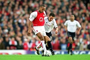 Images Dated 10th January 2011: Thierry Henry's Iconic Goal: Arsenal 3-0 Tottenham, 2002