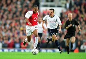 Images Dated 10th January 2011: Thierry Henry's Iconic Goal: Arsenal's 3-0 Victory Over Tottenham, Highbury 2002