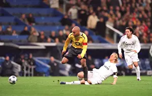 Real Madrid V Arsenal 2005-6 Prints: Thierry Henry's Iconic Goal: Arsenal's Historic 1-0 Victory over Real Madrid in the Champions League
