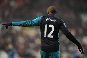 Sunderland V Arsenal 2011-12 Prints: Thierry Henry's Leadership: Arsenal's Triumph over Sunderland (1-2)