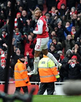 Images Dated 4th February 2012: Thierry Henry's Seven-Goal Blitz: Arsenal vs. Blackburn Rovers, 2011-12