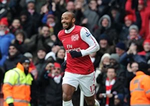 Images Dated 4th February 2012: Thierry Henry's Seven-Goal Masterclass: Arsenal vs. Blackburn Rovers, 2012