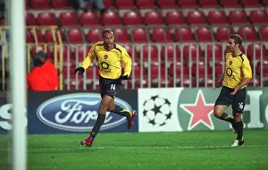 Sparta Prague V Arsenal Prints: Thierry Henry's Stunner: Arsenal's Unforgettable First Goal vs