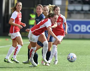 Arsenal Women V Paris FC 2023-24 Prints: Thiney Fouls Maritz: A Pivotal Moment in Arsenal Women vs Paris FC's UEFA Champions League Clash