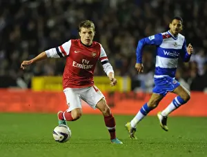 Reading V Arsenal - Capital One Cup 2012-13 Prints: Thomas Eisfeld: In Action Against Reading in the Capital One Cup (2012-13)