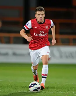 Arsenal U19 V Olympiacos U19 NextGen 2012-13 Prints: Thomas Eisfeld (Arsenal). Arsenal U19 0: 0 Olympiacos U19. NextGen Series
