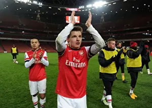 Arsenal U19 V CSKA Moscow U19 - NextGen Prints: Thomas Eisfeld Celebrates Quarter Final Victory: Arsenal U19 vs
